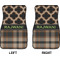 Moroccan & Plaid Car Mat Front - Approval