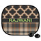 Moroccan & Plaid Car Side Window Sun Shade (Personalized)