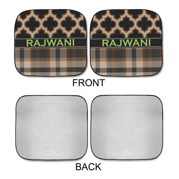 Moroccan & Plaid Car Sun Shades - APPROVAL