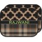 Moroccan & Plaid Car Floor Mats (Back Seat) (Personalized)