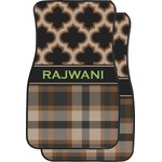 Moroccan & Plaid Car Floor Mats (Personalized)