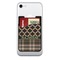 Moroccan & Plaid Cell Phone Credit Card Holder w/ Phone