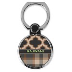 Moroccan & Plaid Cell Phone Ring Stand & Holder (Personalized)