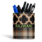 Moroccan & Plaid Ceramic Pen Holder