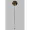 Moroccan & Plaid Clear Plastic 7" Stir Stick - Round - Single Stick