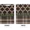 Moroccan & Plaid Clipboard (Letter) (Front + Back)