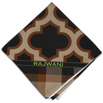 Moroccan & Plaid Cloth Dinner Napkin - Single w/ Name or Text