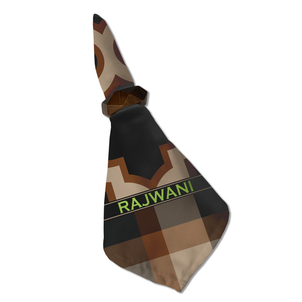 Moroccan & Plaid Cloth Napkins - Personalized Dinner (Folded in Ring) (MAIN)