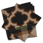 Moroccan & Plaid Cloth Napkins (Set of 4) (Personalized)