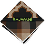 Moroccan & Plaid Cloth Napkin w/ Name or Text