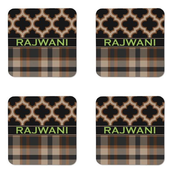 Moroccan & Plaid Coaster Set - APPROVAL