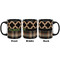 Moroccan & Plaid Coffee Mug - 11 oz - Black APPROVAL