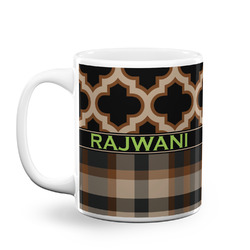 Moroccan & Plaid Coffee Mug (Personalized)