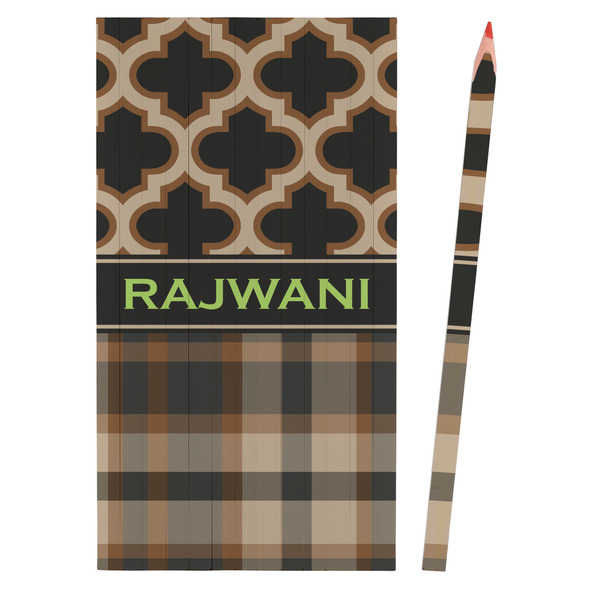 Moroccan & Plaid Colored Pencils - Front View