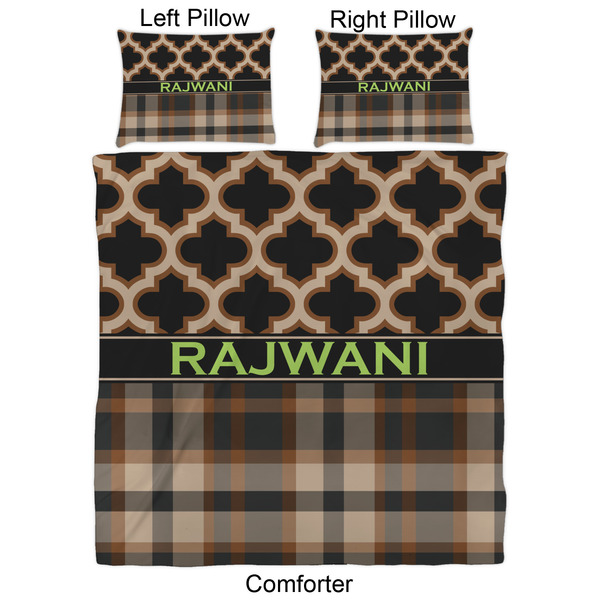 Moroccan & Plaid Comforter Set - Queen - Approval