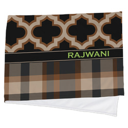 Moroccan & Plaid Cooling Towel (Personalized)