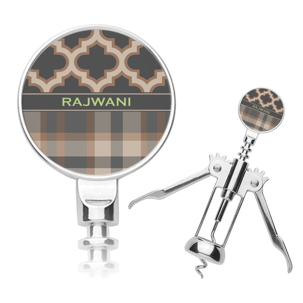 Custom Moroccan & Plaid Corkscrew (Personalized)