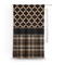 Moroccan & Plaid Curtain With Window and Rod