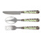 Moroccan & Plaid Cutlery Set - FRONT
