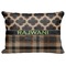 Moroccan & Plaid Decorative Baby Pillowcase - 16"x12" (Personalized)