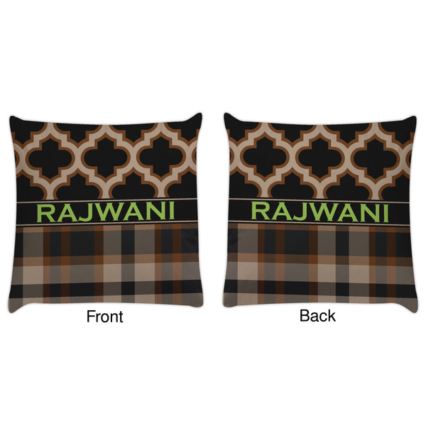 Moroccan & Plaid Decorative Pillow Case - Approval