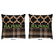 Moroccan & Plaid Decorative Pillow Case - Approval