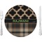 Moroccan & Plaid Dinner Plate