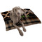 Moroccan & Plaid Dog Bed - Large LIFESTYLE
