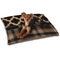 Moroccan & Plaid Dog Bed - Small LIFESTYLE
