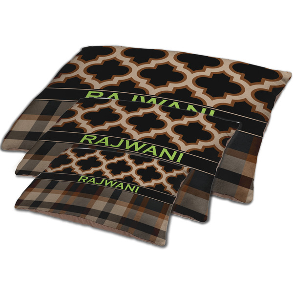 Moroccan & Plaid Dog Beds - MAIN (sm, med, lrg)