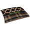 Moroccan & Plaid Dog Beds - SMALL