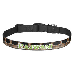 Moroccan & Plaid Dog Collar (Personalized)