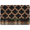 Moroccan & Plaid Dog Food Mat - Small without bowls