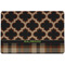 Moroccan & Plaid Dog Food Mat w/ Name or Text