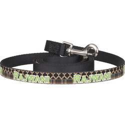 Moroccan & Plaid Dog Leash (Personalized)