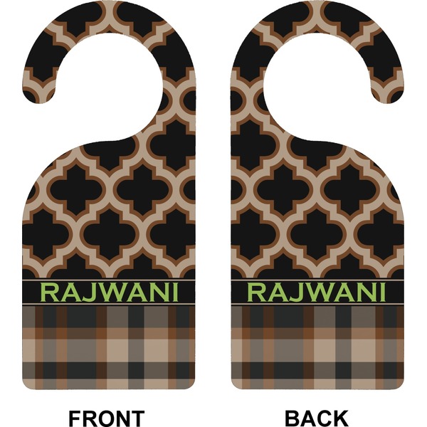Moroccan & Plaid Door Hanger (Approval)