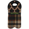 Moroccan & Plaid Double Wine Tote - Front (new)