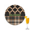Moroccan & Plaid Drink Topper - Small - Single with Drink