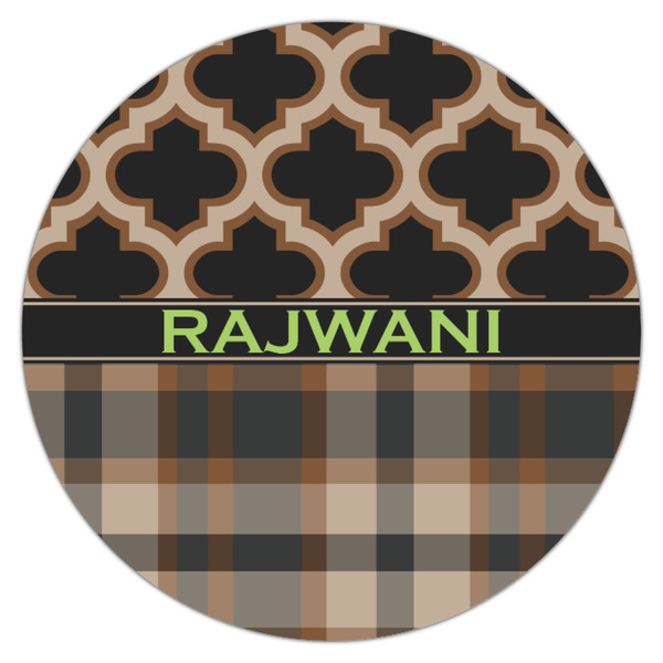 Moroccan & Plaid Drink Topper - Small - Single