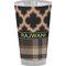 Moroccan & Plaid Pint Glass - Full Color - Front View