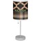 Moroccan & Plaid Lamp with Drum Shade (Personalized)