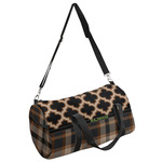 Moroccan & Plaid Duffel Bag (Personalized)