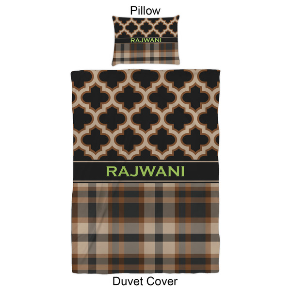 Moroccan & Plaid Duvet Cover Set - Twin XL - Approval
