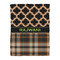 Moroccan & Plaid Duvet Cover - Twin - Front
