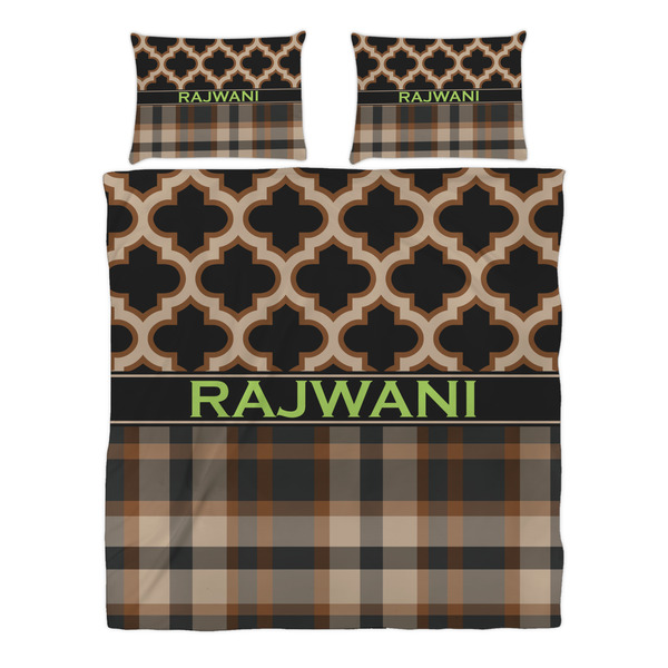 Moroccan & Plaid Duvet cover Set - Queen - Alt Approval