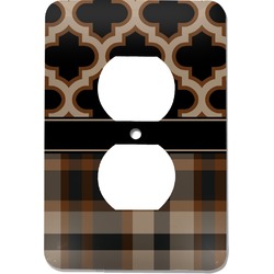 Moroccan & Plaid Electric Outlet Plate