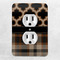 Moroccan & Plaid Electric Outlet Plate - LIFESTYLE
