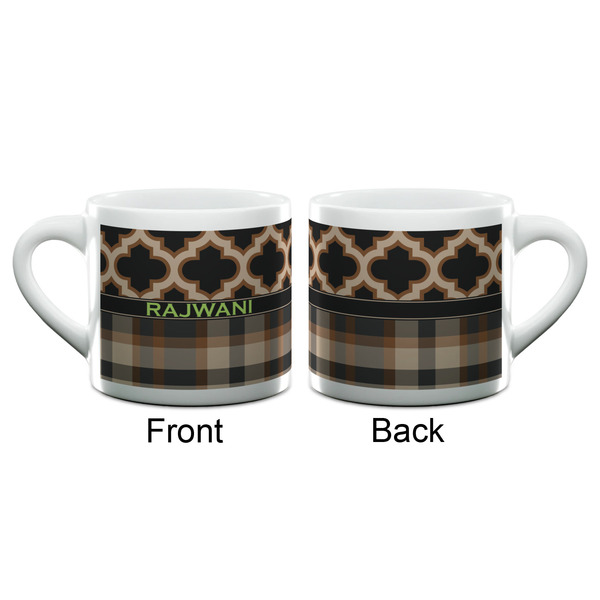 Moroccan & Plaid Espresso Cup - 6oz (Double Shot) (APPROVAL)