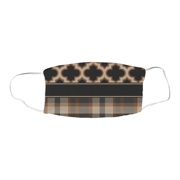 Moroccan & Plaid Fabric Face Mask