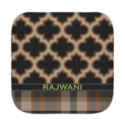 Moroccan & Plaid Face Towel (Personalized)